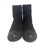 VERA GOMMA Leather Italian Boots Black Size EU 38, US Size 7.5‎ Made in Italy Photo 1