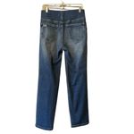 Risen Jeans Dark High Rise Straight Leg Size Medium Classic City Mom Casual Blue Photo 1