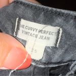 Madewell  The Curvy Perfect Vintage Black Denim Jeans Straight Leg High Rise 25 Photo 3