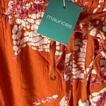 Maurice's XL Womens Pants Palazzo Wide Leg Tassel Boho Flowy Resort Vacation Photo 2