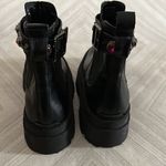 Kurt Geiger SAWYER WOMENS BLACK EMBELLISHED LEATHER SLIP ON CHELSEA BOOTS SIZ 37 Photo 4