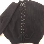 LF  inspired Lace Up Back Sweater  Photo 0