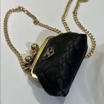 Juicy Couture  Black and Gold Mini Bag with Quilted Design Photo 5