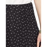 Ralph Lauren New Womens $125 Black White Skirt 12 Pearl Flowy NWT Geometric Nice Photo 2