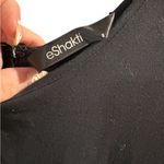 Eshakti  Black and Multicolor Patchwork Midi Dress Photo 4