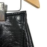 Hollister Social Tourist Scalloped Hem Ultra High Rise Skirt Black Faux Leather Size 8 NWT Photo 5