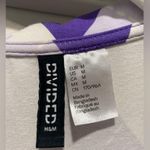 H&M Divided Purple & White Argyle Print V-Neck Collared Jersey Fitted Mini Dress Photo 5