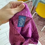 Gap Vintage High Waisted Purple Polka Dot Trouser Shorts Faux Skirt Size 11/12 Photo 5