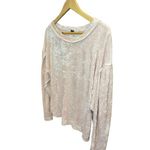 Free People  Milan Layering Top Light Pink Blush Pink Crushed‎ Velvet Small Photo 11