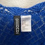 H&M Divided  Royal Blue Crochet Crop Top Size M EUC Photo 3