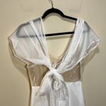 Area Stars Womens Dress Cali Two Tone Pindot Dress Size M White Size M Photo 5