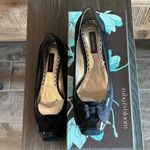 ruby & bloom Navy Suede Patent Leather Trim Womens Size 8N Blue Photo 2