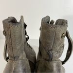 Roxy  Garrison Green Lace Up Side Zip Combat Style Boots Size 9 Photo 9