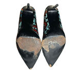 Carlos Santana Women’s Blue Leopard Paisley Posy Stiletto Heels Size 7.5 Photo 7