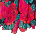 Arden B . Floral Sheer‎ V-Neck Tank Top Sleeveless Swing Tunic Small Women Multi Photo 2