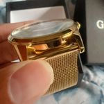Guess gold tone analog watch MESH BAND ADJUSTABLE BRACELET  Photo 1