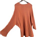 Free People  Sweater Orange FP Beach Dolman Lightweight Tunic Summer Small Photo 1