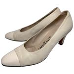 Salvatore Ferragamo  Vintage Women’s Size 8 Romantica Gray Slip On Shoes Pumps Photo 0