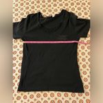 Harley Davidson Vintage Y2K 2000  Lace V Neck Black Short Sleeve Size Medium Photo 4