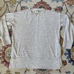 Aerie Summer Desert Oversized Sweatshirt in Heathered Gray Side Slits XS Photo 0