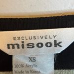 Misook  Sweater Women's Size XS Extra Small Gold Black‎ Sparkles Stripes Photo 2