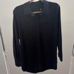 LYSSÉ Lysse Black Connie Button Down Shirt Photo 3