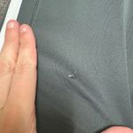 Adidas  Grey White Racer Stripe Cropped Climalite Leggings Activewear Medium Photo 6