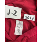 Disney Womans Pullover Cropped Hoodie Large Red Christmas Theme Santa Paws NWT Photo 2