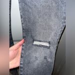 CAbi  Distressed Ripped Grunge Gray Acid Wash Fitted CasualHigh Skinny Jeans Sz 6 Photo 6