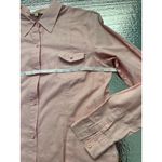 Stetson Pink Long Sleeve Floral Embroidery Button-up Shirt Medium, Equestrian Photo 6