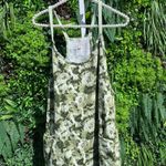 Free People Green Floral Hot Shot Dress Romper Size L Photo 4
