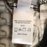 Venus Women’s Chain Feather Animal Print Faux Leather Strappy 7/8 Sleeve Blouse Photo 7