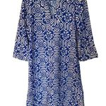 JUDE CONNALLY Kerry Dress in Blue & White Photo 0
