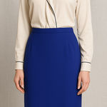 Donna Morgan Petites Purple Long Skirt | Size 12P Photo 0