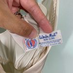 Vtg Wonder Maid Cream Satin Sweetheart Neckline Bodysuit Size 32 Union USA Made Photo 4