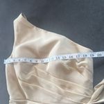 Long Chiffon One Shoulder Formal Bridesmaid Dress Leg Slit Corset Back Size 12 Photo 11