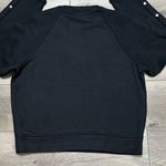 T By Alexander Wang Snap Sleeve French Terry‎ Sweatshirt Black Size XS Photo 8