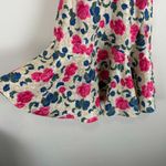 Victoria's Secret Vintage Gold Label Satin Floral Mini Dress Pink Roses Sz Small Photo 1