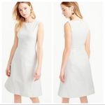 J.Crew  white diamond jacquard pique sleeveless dress size 8 Photo 1