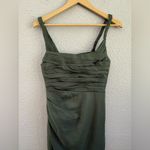 La Ligne Toni Dress‎ Size XS Linen Blend Green Photo 4