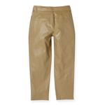 Paige  Women's Maria Pant Vegan Leather Self Belt Exposed Button Fly Photo 4