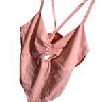 Target Colsie Pink One-Piece Bodysuit Cotton XS Adjustable Straps Keyhole Detail Photo 2