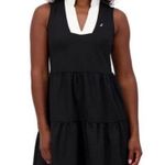 Nautica Black & White Tiered Mini Dress - New - Size Large Photo 0