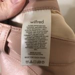 Wilfred  The Melina Pant Soft Terracota Vegan Leather High Rise Straight Size 8 Photo 6