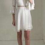 For Love & Lemons X Revolve Angelina Mini Dress in Ivory NWT Photo 0