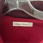 Outdoor Voices Maroon Pullover Quarter Zip Photo 3