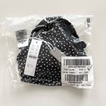 J.Crew NWT  Lana Bikini Top Classic Sculpt Black Ivory Polka Dot Photo 4