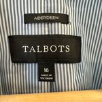 Talbots Pique Aberdeen Blazer Royal Blue - Size 16 Photo 3