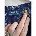 Ralph Lauren Polo Womens Blue Floral Smocked V Neck Long Sleeve Blouse XXL Photo 2