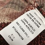 Womens Western Print Open Cardigan Small/Medium Short Sleeve Aztec Print Photo 4